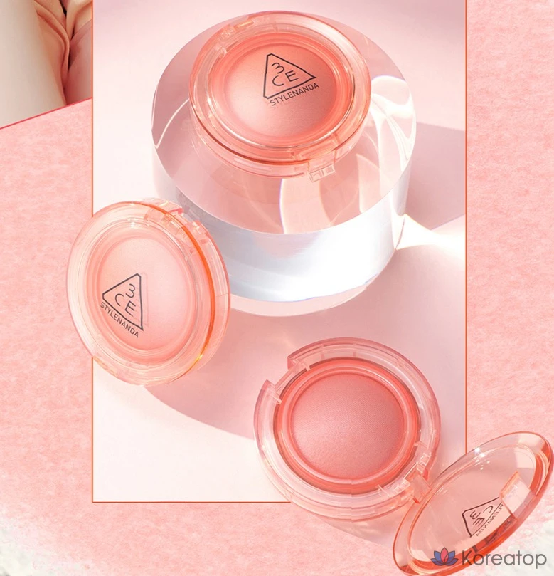 Бальзам-румяна 3CE Bouncy Blur Balm Cream Blusher, оттенок Sweet On You, 4.8 г, 1 шт., фото 7