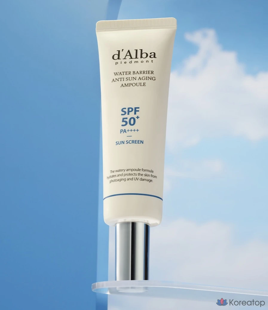 Ампульная сыворотка d'Alba Water Barrier Anti Sun Aging Ampoule SPF50+ PA++++, 50 мл, 1 шт.