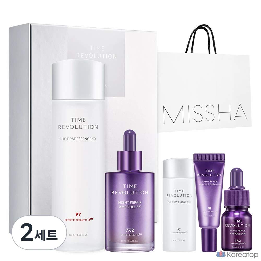 Набор для ухода Missha Time Revolution Best Seller 2-piece Set 5X, 2 шт.