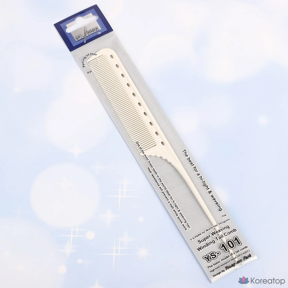 Инструмент для укладки Y.S. Park Expert Tail Comb, White, 1 шт.