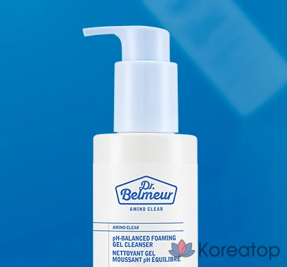 Гель-пенка для умывания The Face Shop Dr. Belmeur Amino Clear, 190 мл, 1 шт.