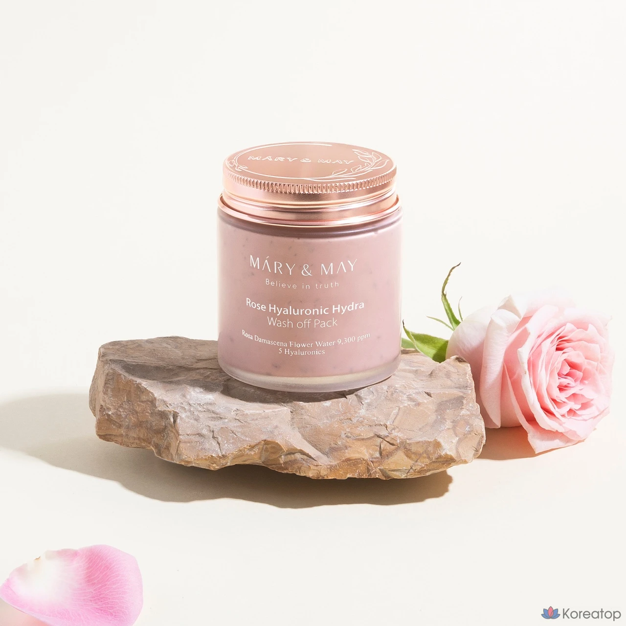 Маска для лица Mary&amp;May Rose Hyaluronic Hydra Wash-off Pack, 125 г, 1 шт.
