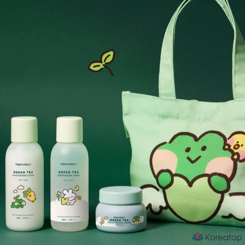 Лосьон для лица Tony Moly Line Friends Minini Green Tea Moisture Lotion, 200 мл, 1 шт.