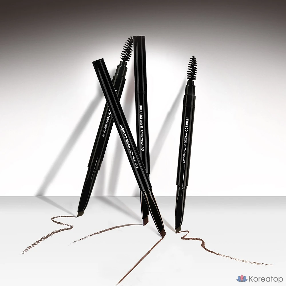 Карандаш для бровей Cosnori Easy Draw Eyebrow Auto Pencil, оттенок 01 Brownie, 0.3 г, 1 шт., фото 5