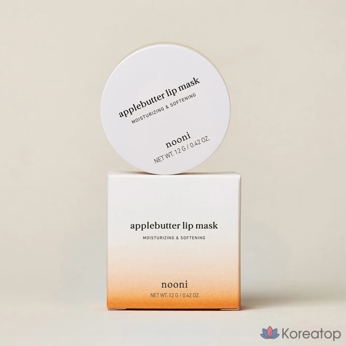 Бальзам для губ NOONI Apple Butter Lip Mask, 12 г, 1 шт.