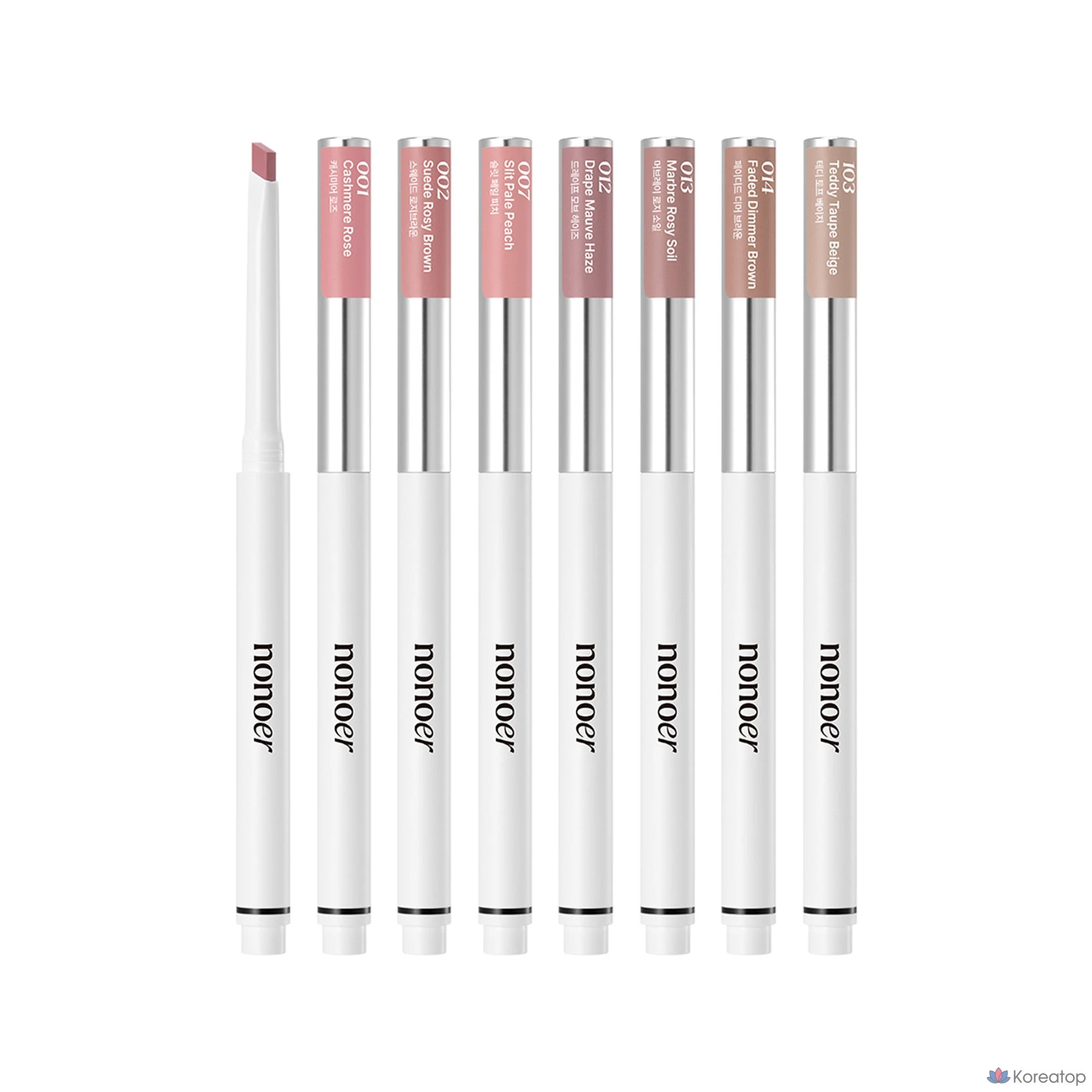 Карандаш для губ NONOER Over Detail Lip Pencil, оттенок 013 Mauve Rosy Soil, 1 шт., фото 2