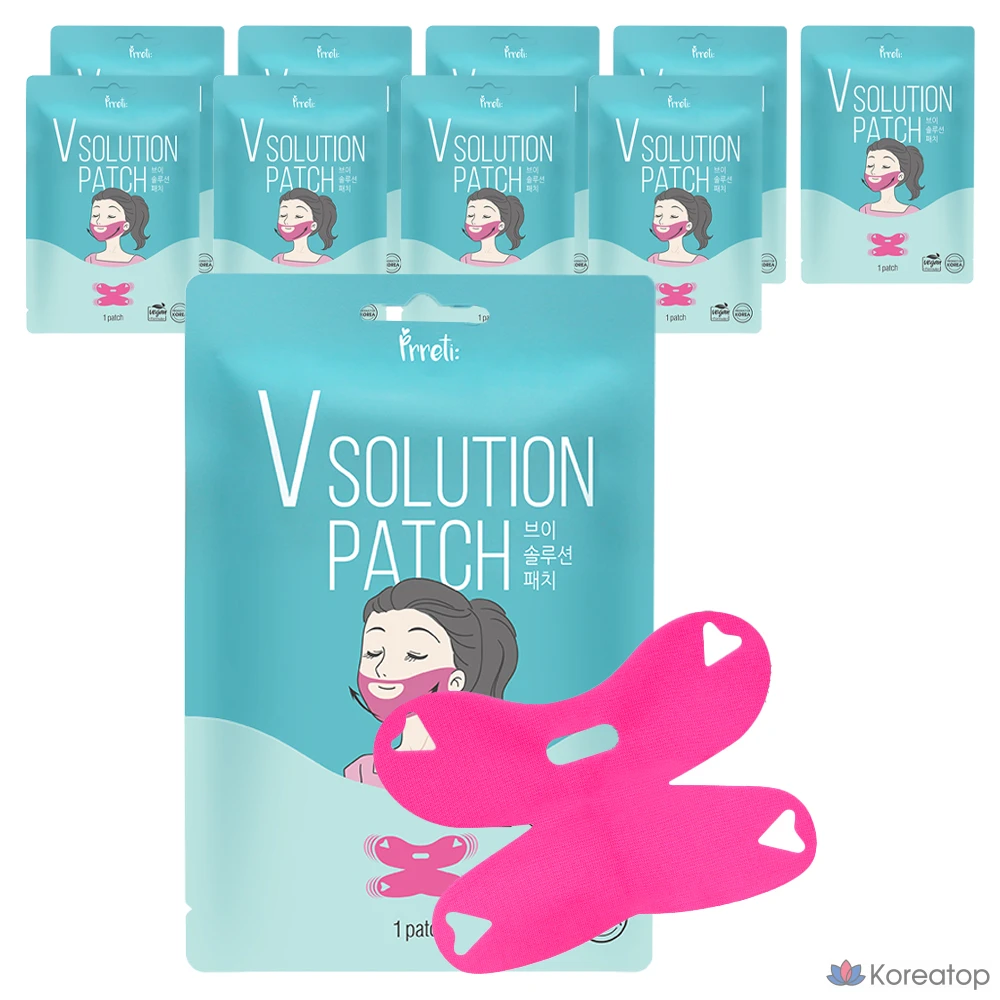 Патчи для лица Prreti V-Line Solution Patch, 10 шт.