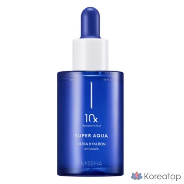 Ампульная сыворотка Missha Super Aqua Ultra Hyalon Ampoule, 47 мл, 1 шт.