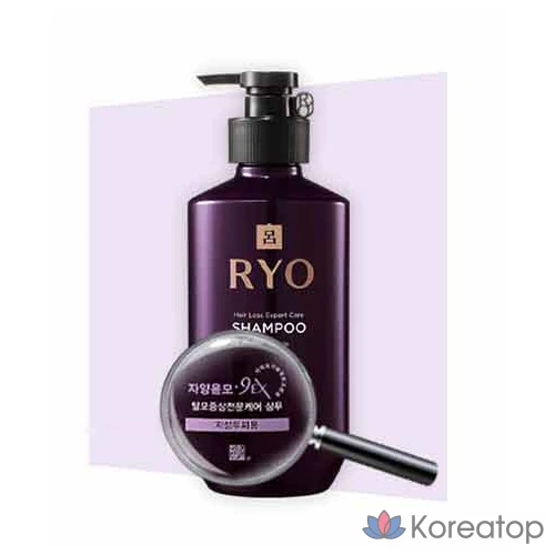 Шампунь для жирной кожи головы Ryo Jayang Yunmo 9EX Expert Hair Loss Care, 400 мл, 1 шт.
