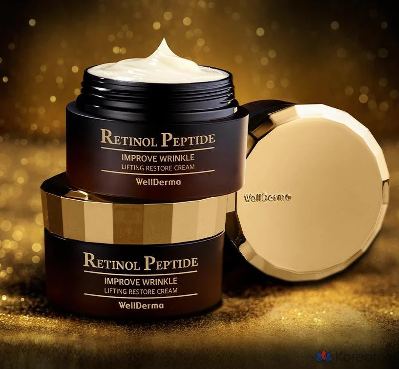 Крем WellDerma Retinol Peptide Lifting Restore Cream, 50 г, 1 шт.