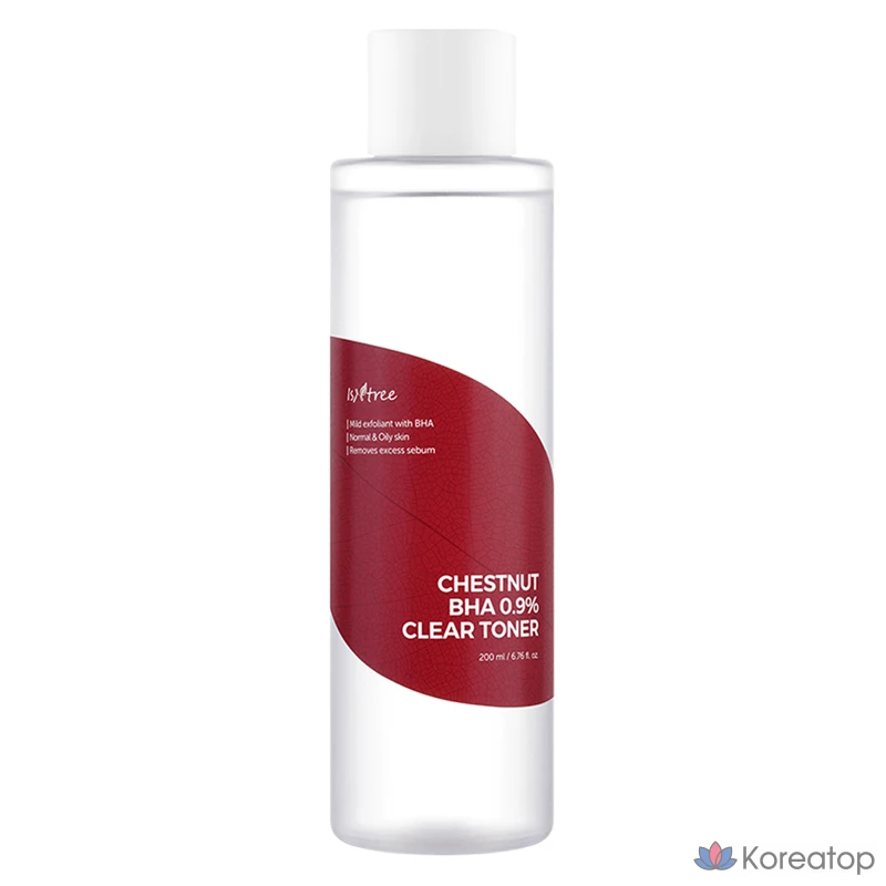 Тонер Isntree Chestnut BHA 0.9% Clear Toner, 200 мл, 1 шт.