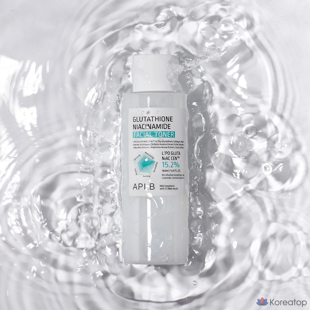 Тонер APLB Glutathione Niacinamide Facial Toner, 160 мл, 1 шт.
