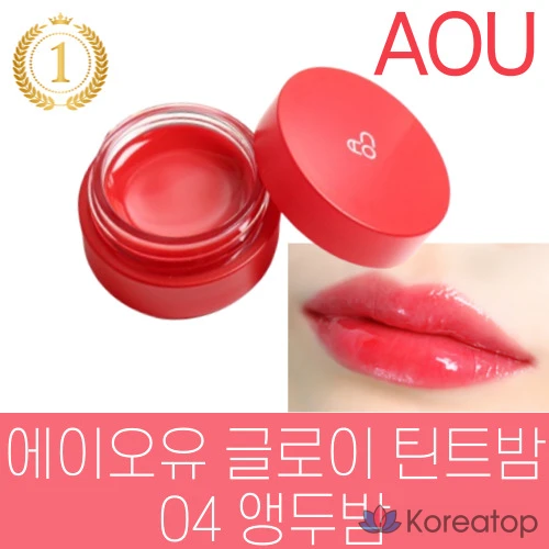 Тинт-бальзам для губ AOU Glowy Tint Balm, оттенок 04, 3.5 г, 1 шт.