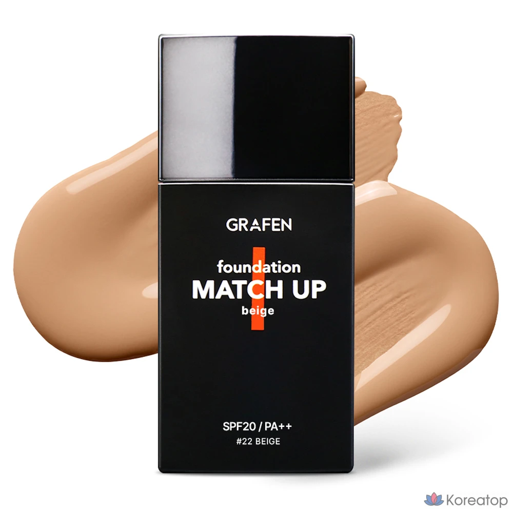 Тональный крем GRAFEN Match Up Foundation, оттенок 22 Beige, 40 мл, 1 шт.
