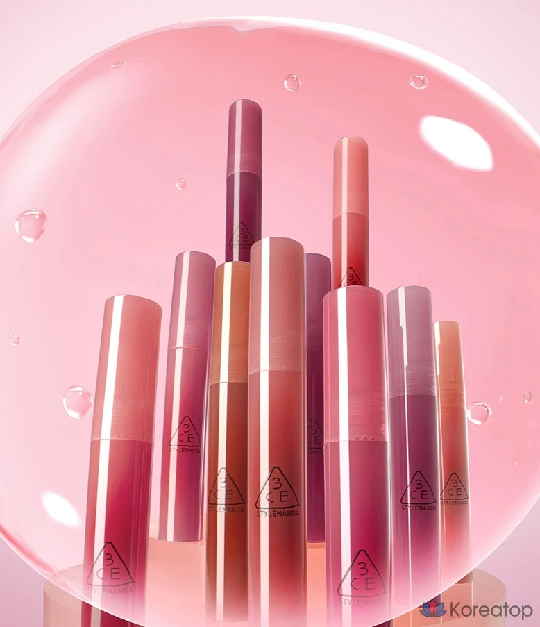 Бальзам для губ 3CE Drop Glow Gel Lipgloss, оттенок Shy, 1 шт., фото 3