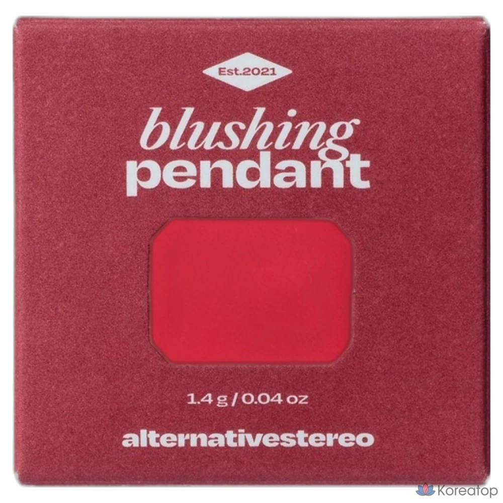Бальзам для губ ALTERNATIVE STEREO Blushing Pendant Velvet Balm, оттенок V11 Apple Shoe, 1.4 г, 1 шт.