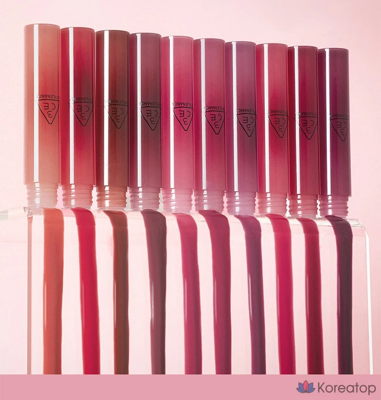 Бальзам для губ 3CE Drop Glow Gel Lipgloss, оттенок Shy, 1 шт., фото 4