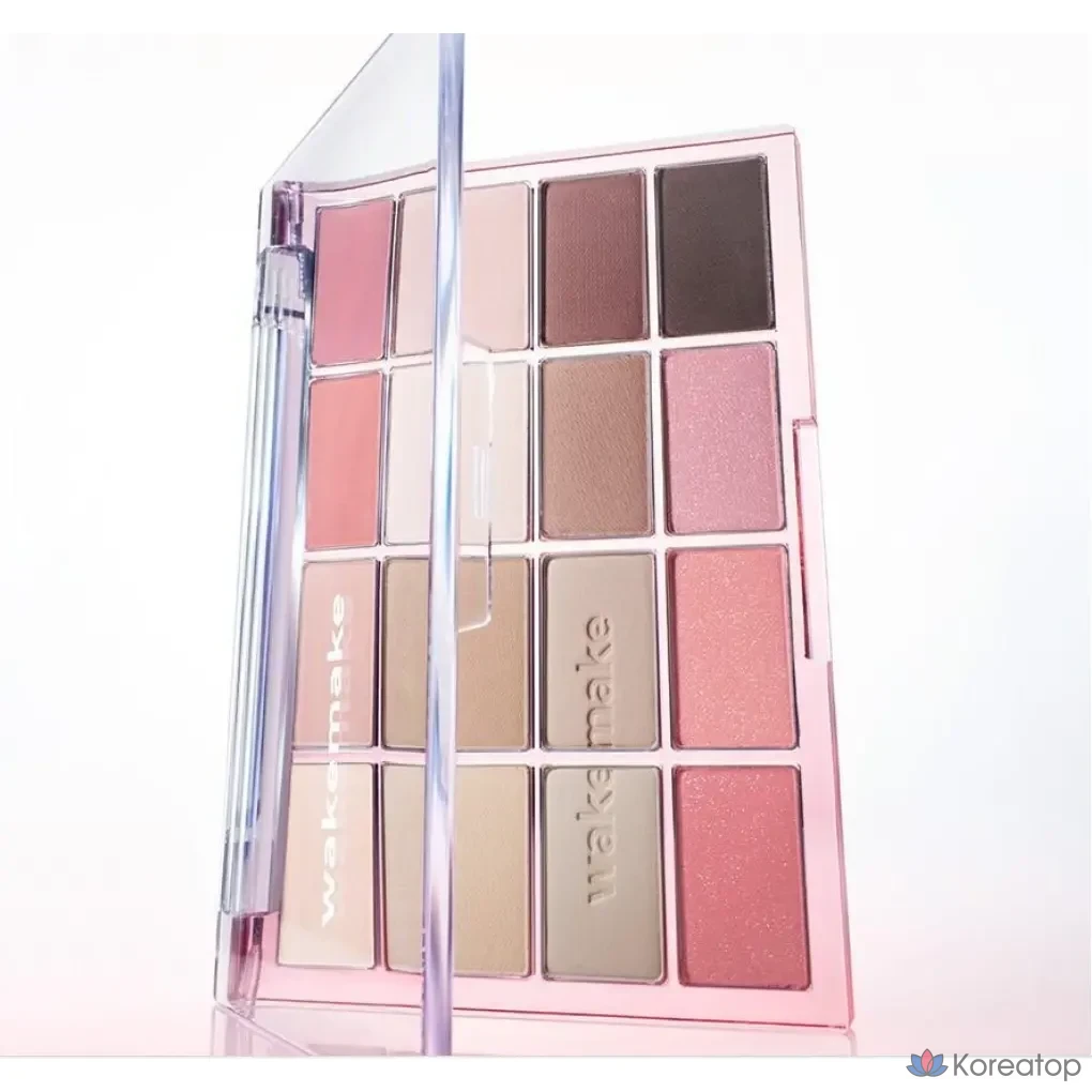 Палетка теней для век WAKEMAKE Soft Blurring Eye Palette, оттенок 22 Mellow Autumn Blurring, 1 шт.