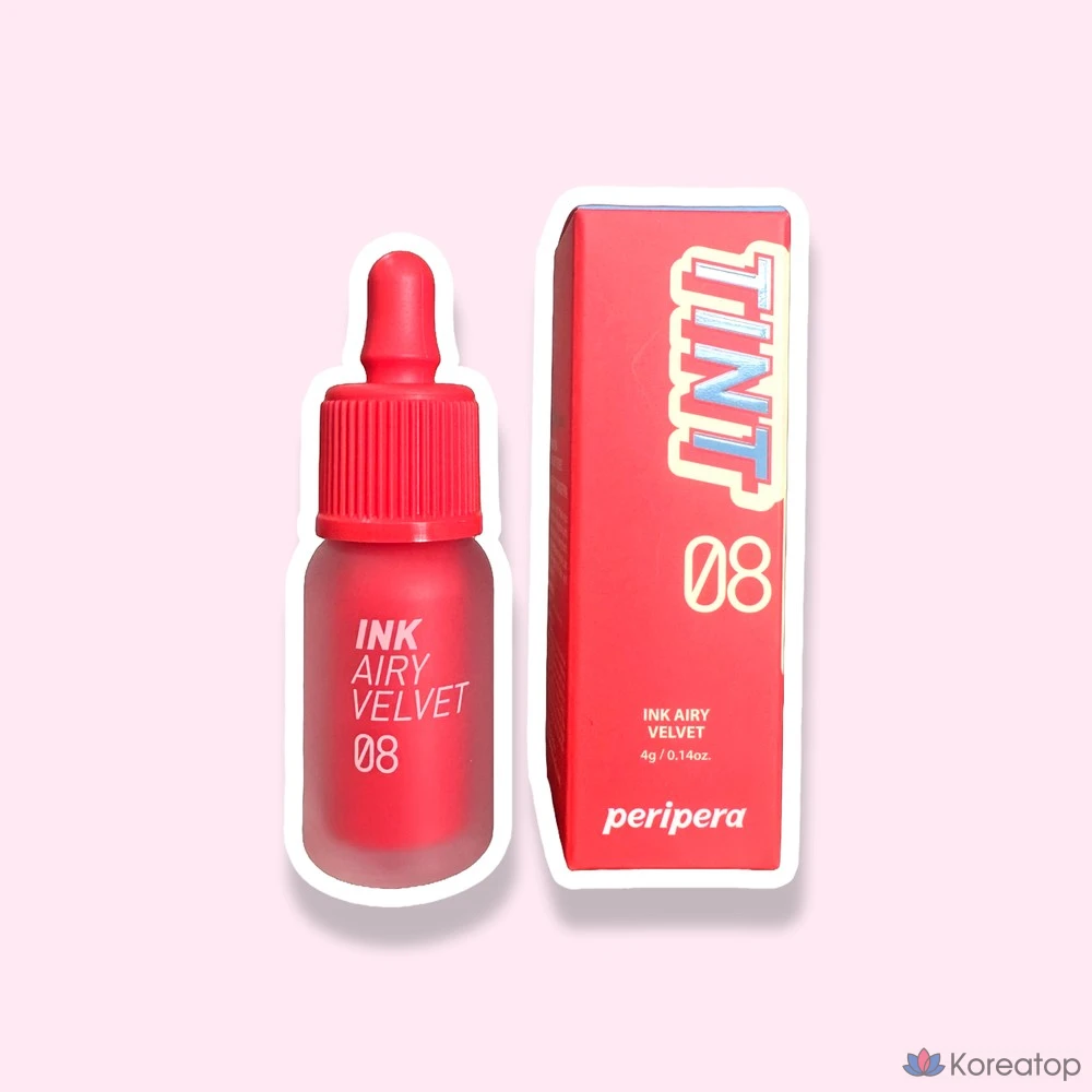 Тинт для губ Peripera Ink The Airy Velvet Lip Tint, оттенок 8, 4 г, 1 шт.