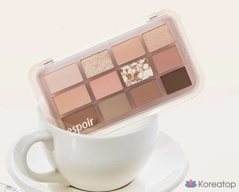 Палитра для век Espoir Eye Core Palette, оттенок 6 Honey Oat Latte, 1 шт., фото 4