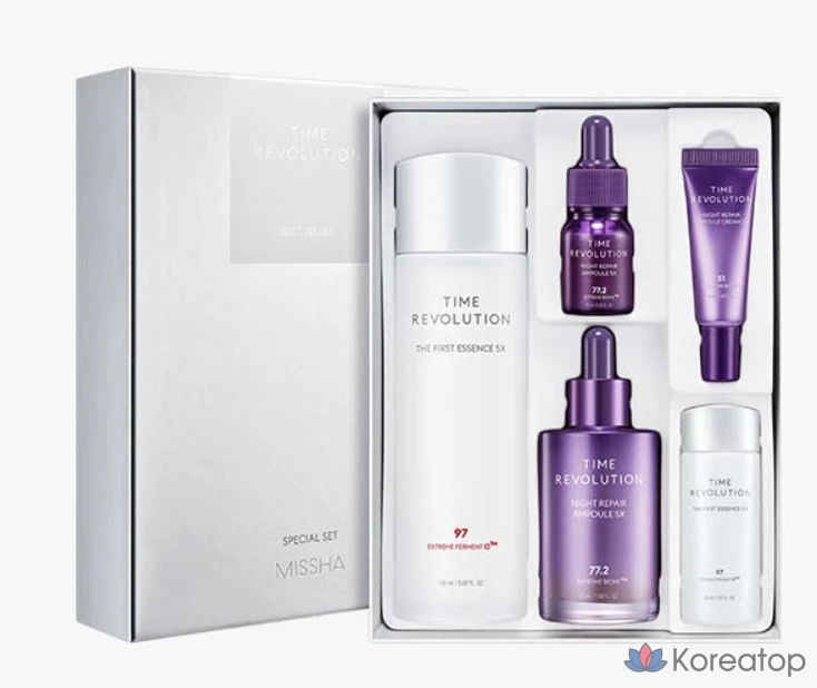 Набор для ухода Missha Time Revolution Best Seller 2-piece Set 5X, 2 шт., фото 2