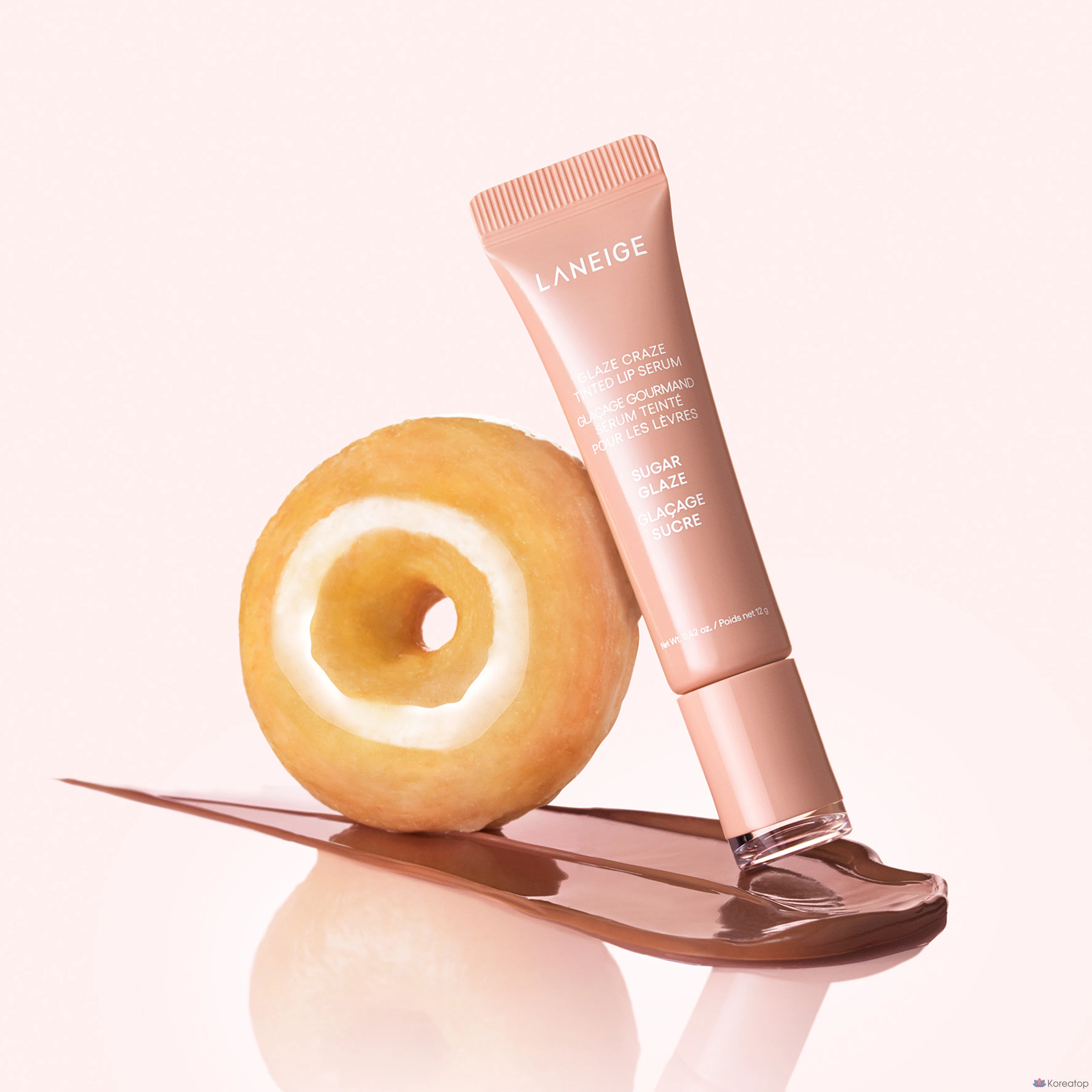 Бальзам для губ LANEIGE Donut Lip Serum, оттенок 01 Sugar Glaze, 12 г, 1 шт., фото 2