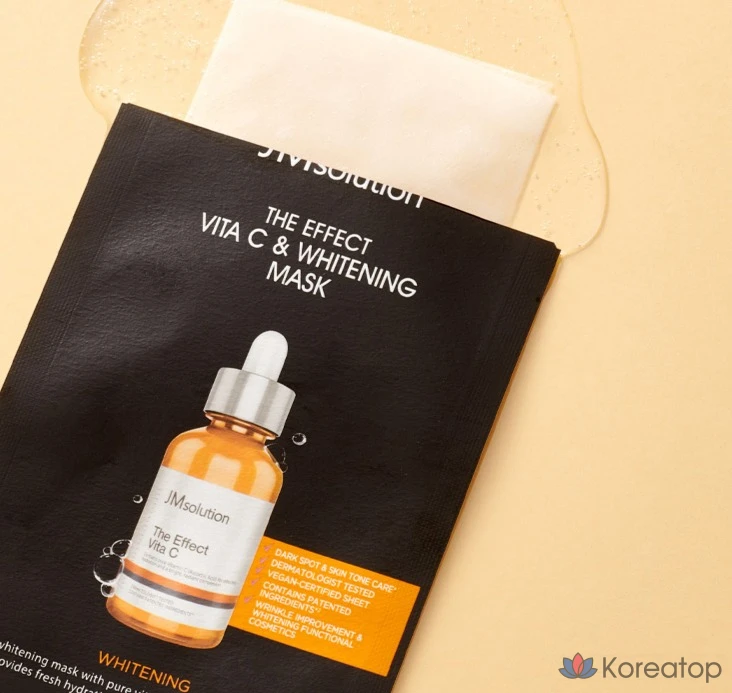 Тканевая маска для лица JM Solution The Effect Vita C &amp; Whitening Mask, 10 шт.