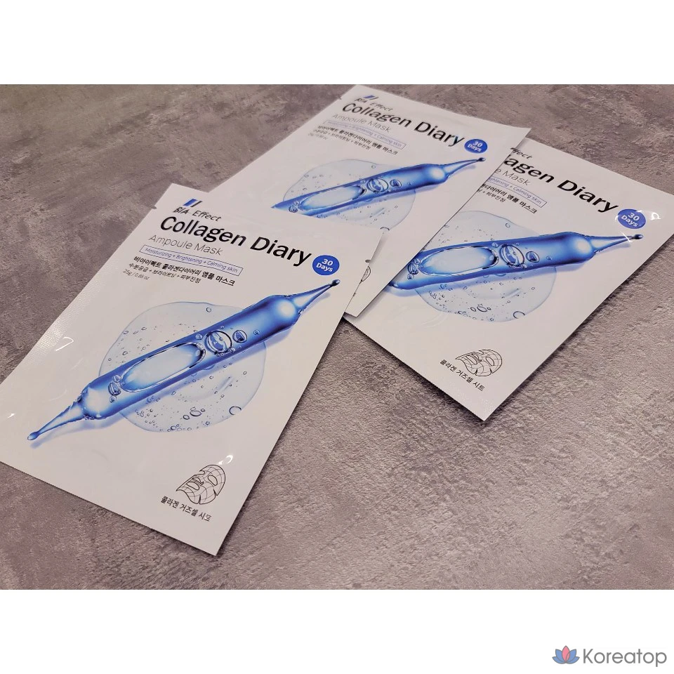 Тканевая маска для лица Wonjin Collagen Diary Ampoule Mask, 1 шт.