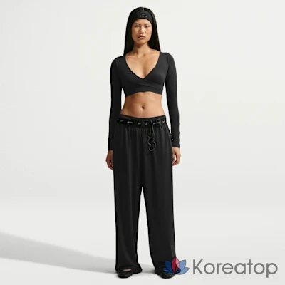 Топ женский Nike Skims Matte Long-Sleeve Wrap Top, фото 4