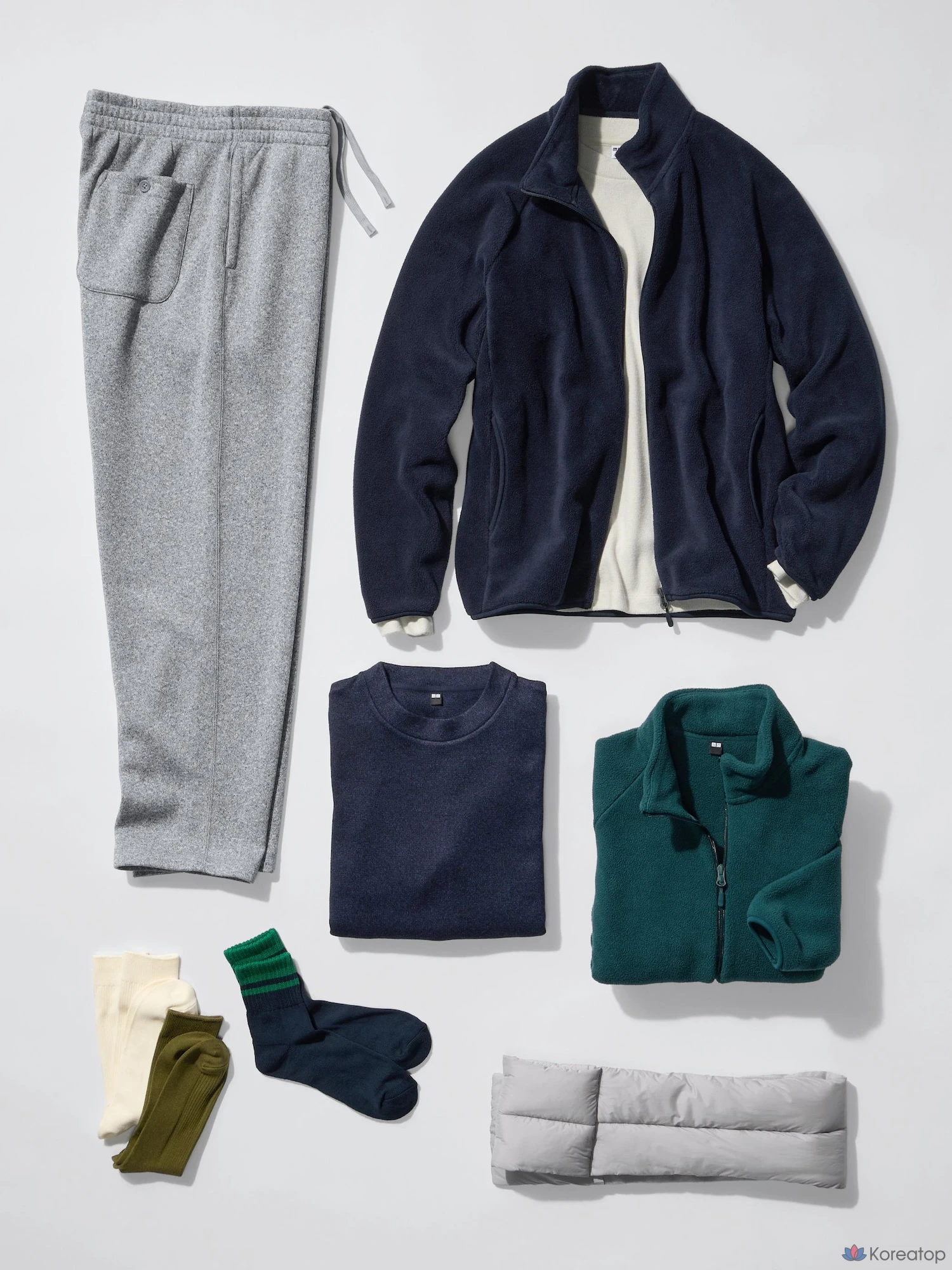 Футболка Uniqlo Soft Knit Fleece Crew Neck T