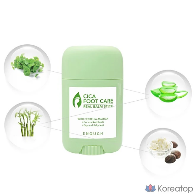 Бальзам для ног Enough Cica Foot Care Real Balm Stick, 20 мл, 1 шт.