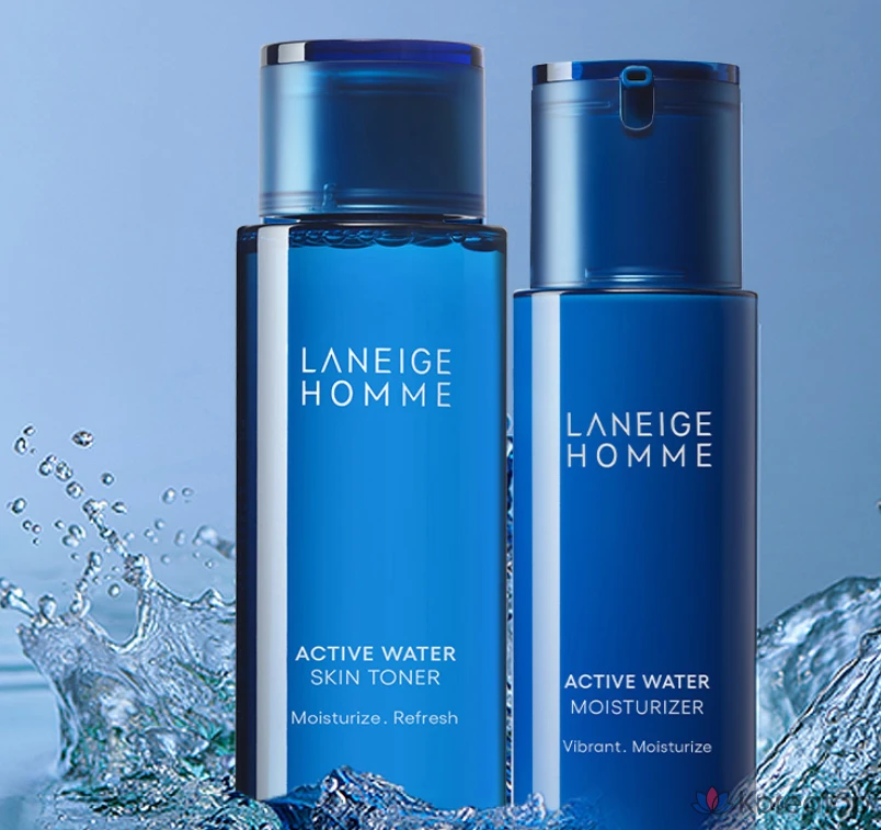 Набор для ухода LANEIGE Active Water Men 2-piece Set, 1 шт.