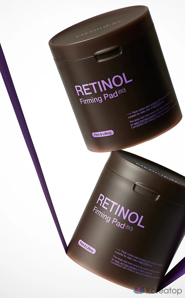 Пэды MEDIHEAL Retinol Firming Pad, 260 мл, 60 шт.