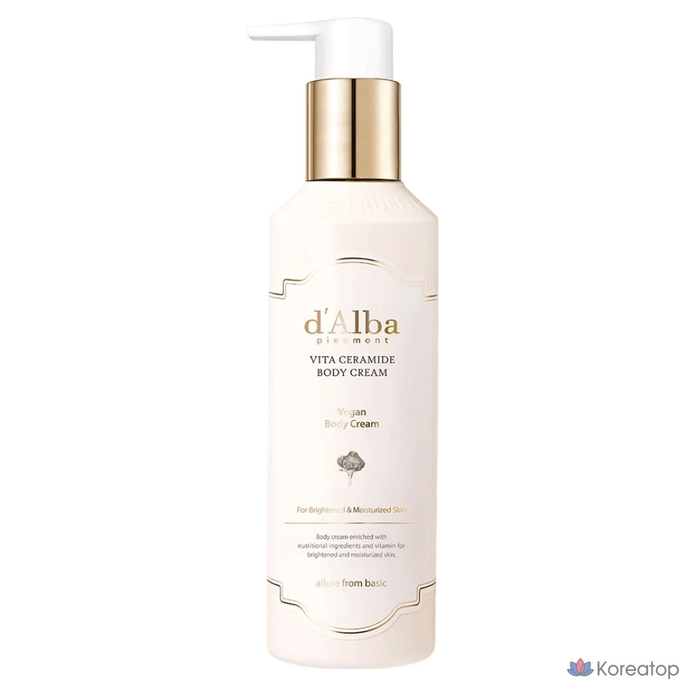 Крем для тела d'Alba Vita Ceramide Body Cream, 270 мл, 1 шт.
