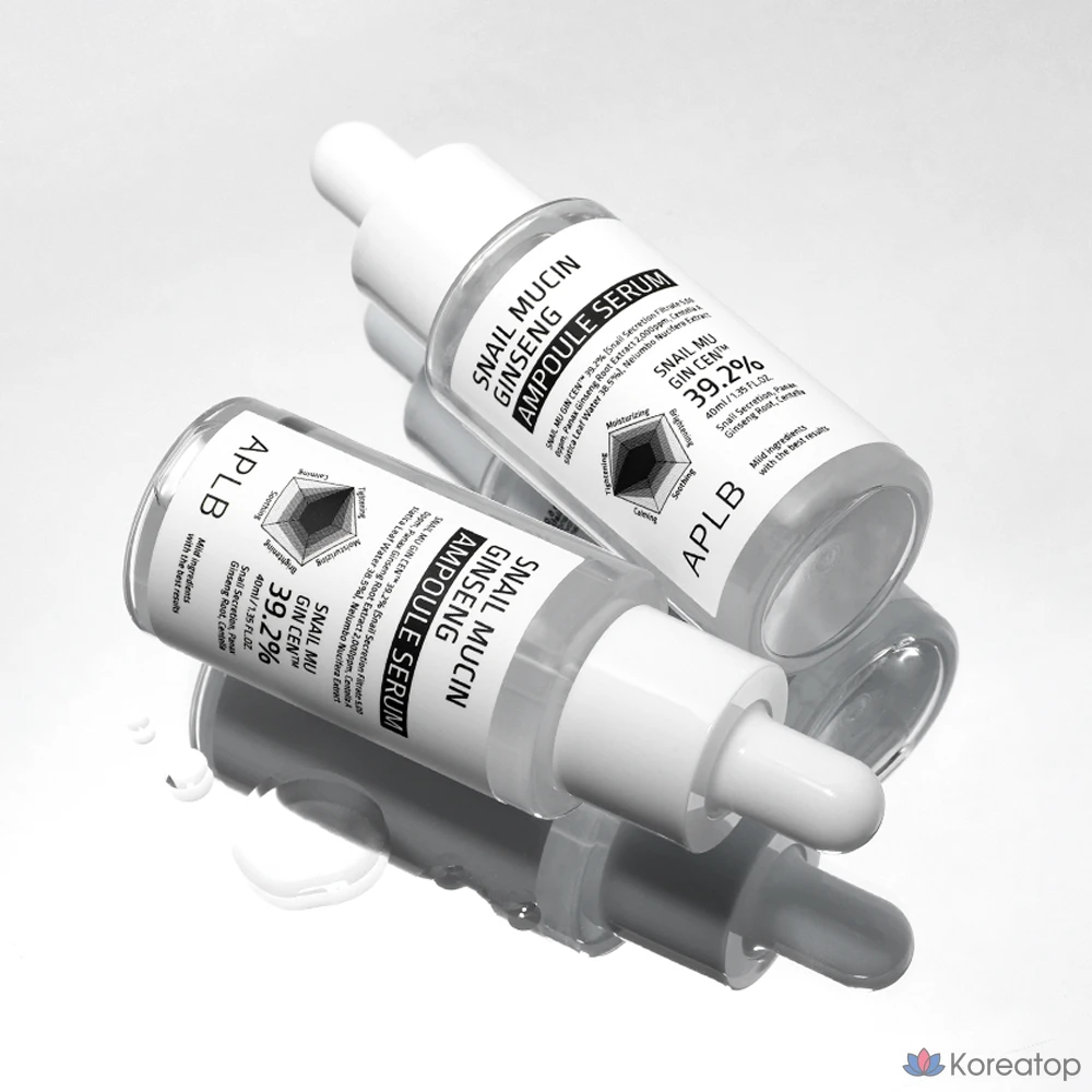 Ампульная сыворотка APLB Snail Mucin Jin Saeng Ampoule Serum, 40 мл, 1 шт.