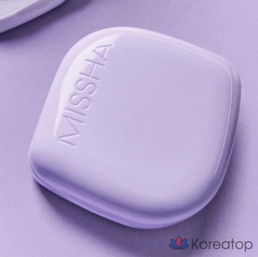 Кушон Missha Layering Fit Cushion Semi Glow, оттенок 21 Fair, 15 г, 1 шт., фото 4