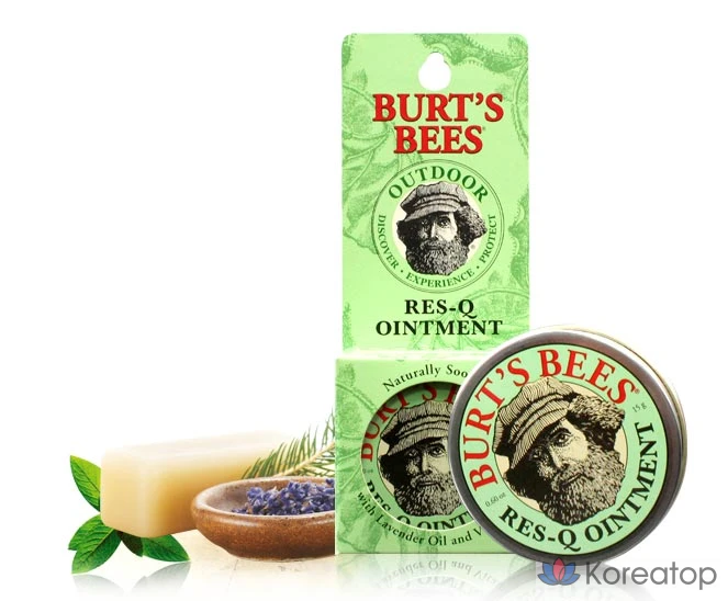 Бальзам для губ Burt's Bees Rescue Ointment, оттенок Rosemary / Lavender, 15 г, 1 шт.