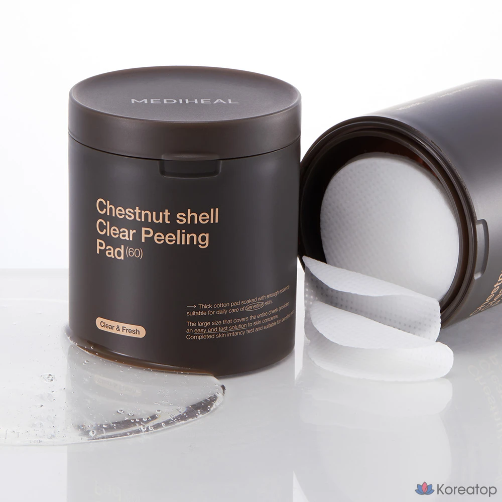 Пэды для лица MEDIHEAL Yulpi Exfoliating Smooth Pad, 240 мл, 60 шт.