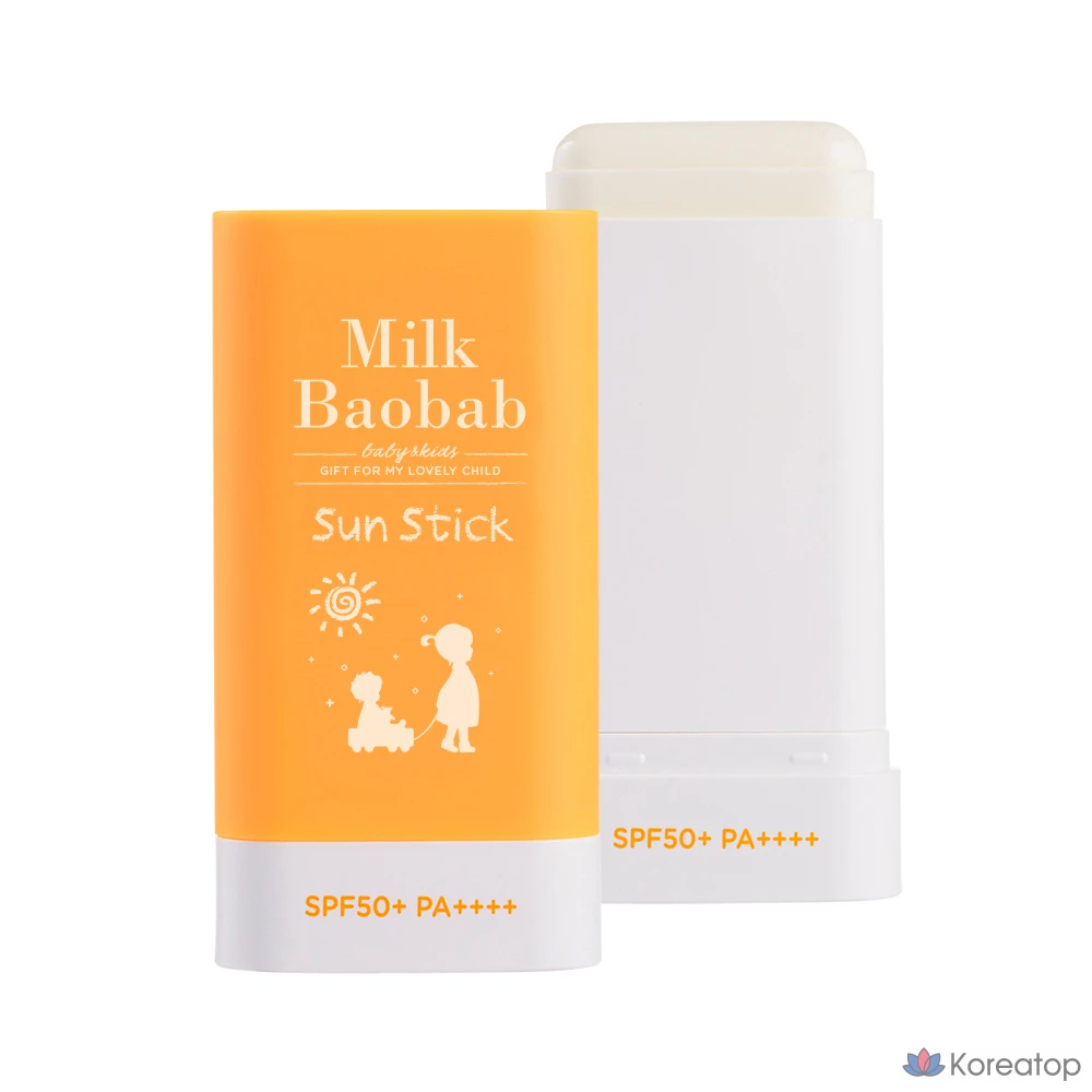 Солнцезащитный стик Milk Baobab Baby &amp; Kids Sun Stick SPF50+ PA++++, 18 г, 1 шт.