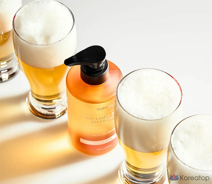 Шампунь Kundal Beer Yeast Anti-Hair Loss Shampoo, аромат Citrus Pomelo, 500 мл, 1 шт.