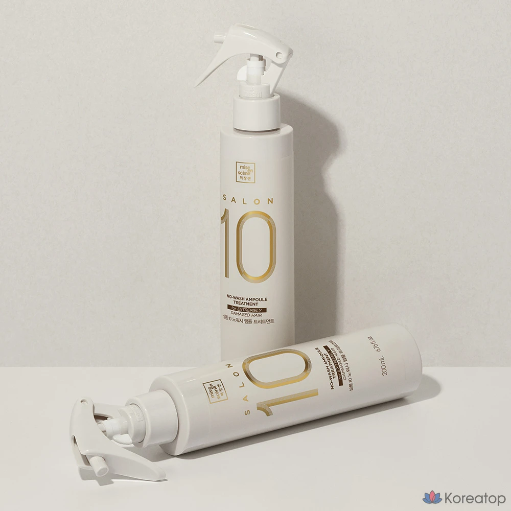 Ампульная сыворотка Mise en Scene Salon 10 No Wash Ampoule Treatment, 200 мл, 1 шт.