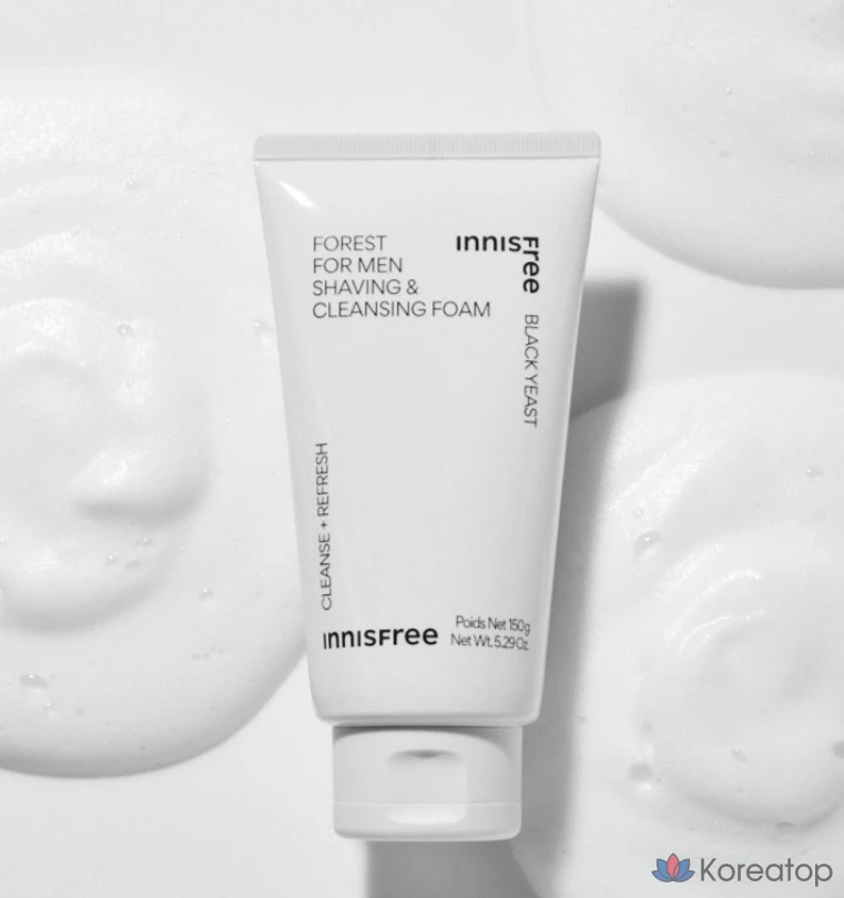 Пенка для бритья и умывания Innisfree Forest Shaving &amp; Cleansing Foam, 150 г, 1 шт.