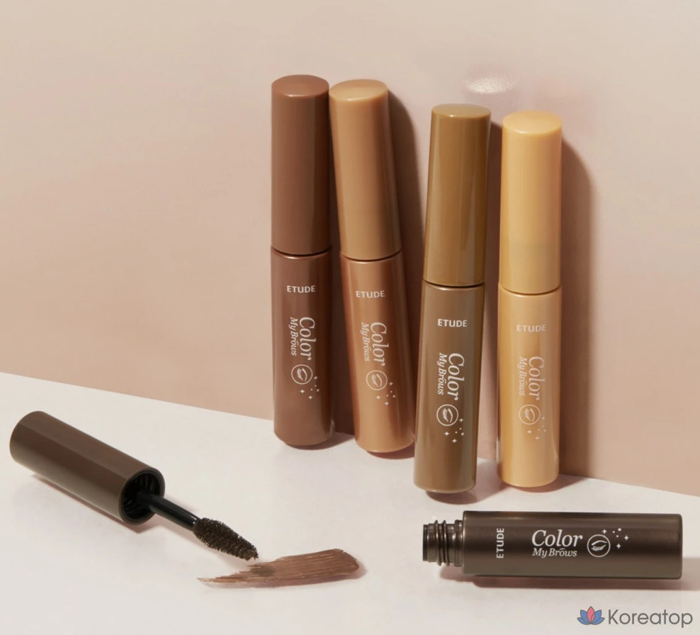 Тинт для бровей Etude House Clear False Brow Cara, оттенок 1 Rich Brown, 4.5 г + 9 г, 1 шт.