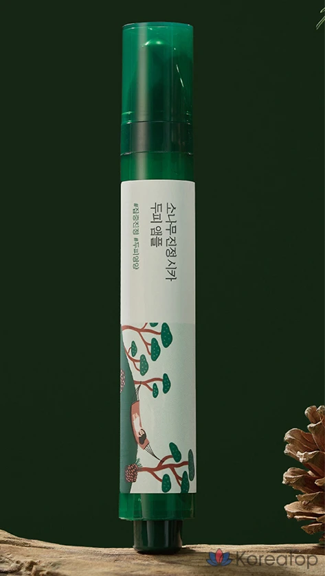Ампульная сыворотка для кожи головы Round Lab Pine Tree Calming Cica Ampoule, 15 мл, 1 шт.