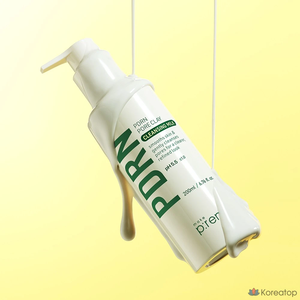 Очищающее молочко MAKE P:REM PDRN Pore Clay Cleansing Milk, 200 мл