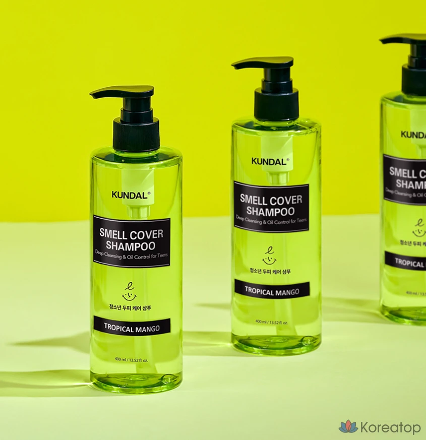Шампунь Kundal All Day Smell Cover Teenage Shampoo Tropical Mango, 400 мл, 1 шт.