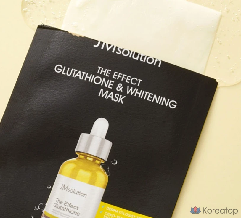 Тканевая маска для лица JM Solution The Effect Glutathione Whitening Mask, 10 шт.