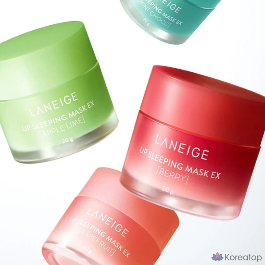 Набор для ухода LANEIGE Lip Sleeping Mask EX Berry Set, 20 г + 3 г, 1 шт.