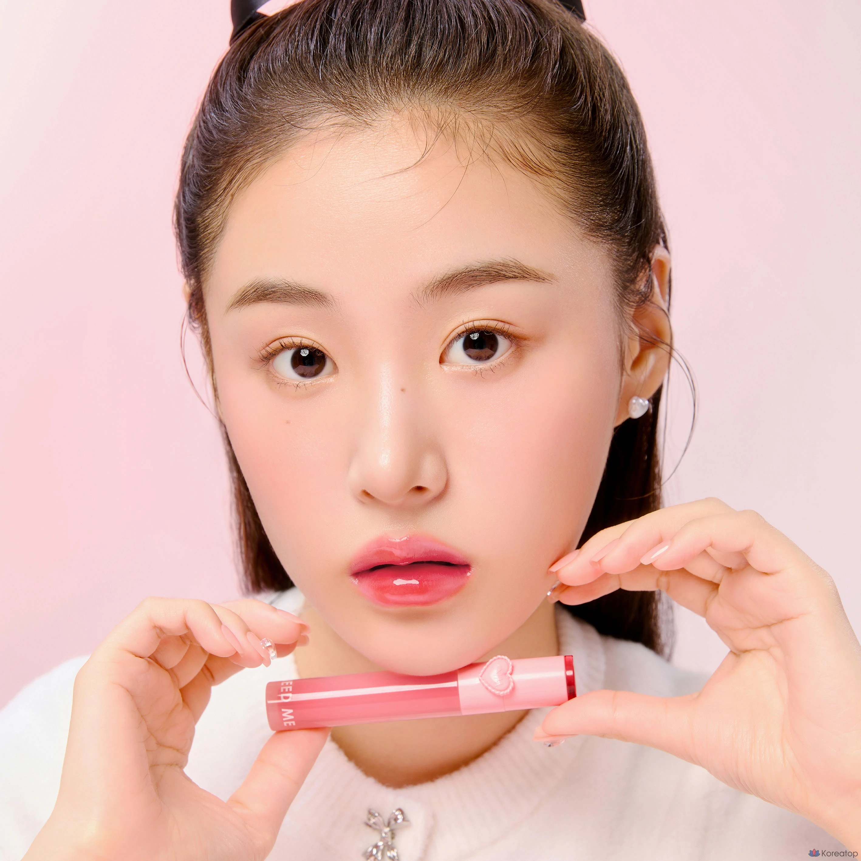 Тинт для губ YNM Heart Jelly Tint, оттенок 01 Peach Jelly, 2.6 г, 1 шт.