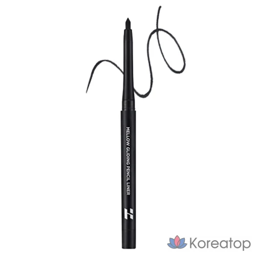 Подводка для глаз Holika Holika Mellow Gliding Pencil Liner, оттенок 09 Washed Black, 0.3 г, 1 шт.